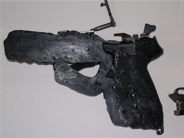 melted-sig-sauer-pro-frame