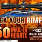 $50 Rebate On All Nikon Prostaff Rimfire Scopes