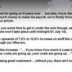 LaRue Increases Their Prices 