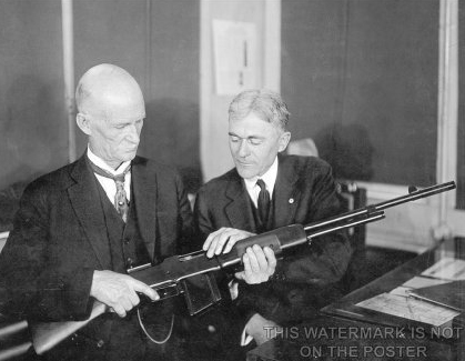 John Browning with his BAR
