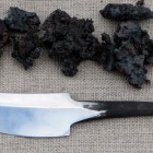 Forging a Knife From Raw River Ore 