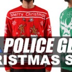 LA Police Gear Ugly Christmas Sweaters